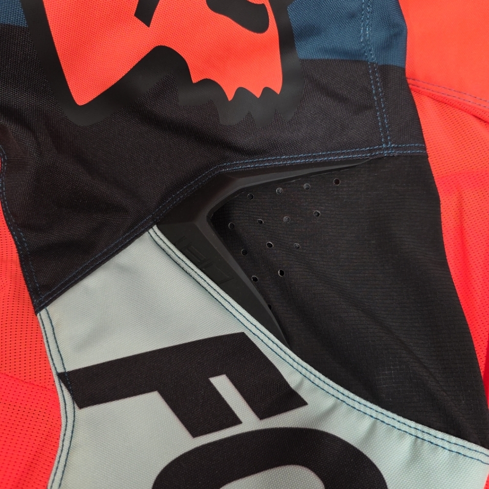 Fox 180 Mens Racing Pants Size 36 Turquoise And Orange - Picture 4 of 12